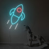 Rocket Ship Neon Sign Fashion Custom Neon Sign Lights Night Lamp Led Neon Sign Light For Home Party