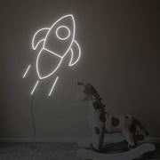 Rocket Ship Neon Sign Fashion Custom Neon Sign Lights Night Lamp Led Neon Sign Light For Home Party