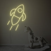 Rocket Ship Neon Sign Fashion Custom Neon Sign Lights Night Lamp Led Neon Sign Light For Home Party