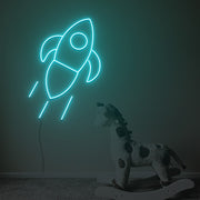 Rocket Ship Neon Sign Fashion Custom Neon Sign Lights Night Lamp Led Neon Sign Light For Home Party