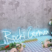 Rocki Gorman Blue Neon Sign