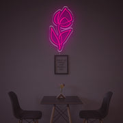 Rose Flower For Home LED Neon Sign