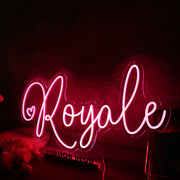 Royale Red Neon Sign