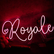 Royale Red Neon Sign