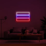 Russia Flag Neon Sign