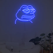 Sad Pepe Frog Neon Sign Custom Neon Sign Lights Night Lamp Led Neon Sign Light For Home Party