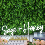 Sage Honey White Neon Sign