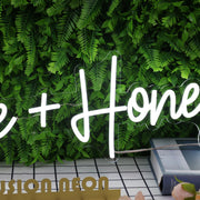 Sage Honey White Neon Sign