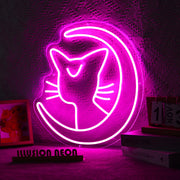 Sailor Moon Luna Neon Sign