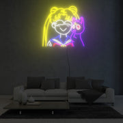 Sailor Moon Neon Sign Fashion Custom Neon Sign Lights Night Lamp Led Neon Sign Light For Home Party