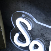 Salon Sage White Neon Sign