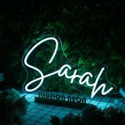 Sarah Blue Neon Sign