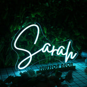 Sarah Blue Neon Sign