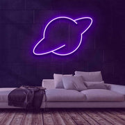 Saturn Neon Sign