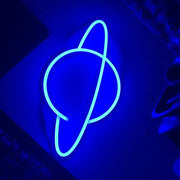 Saturn Neon Sign