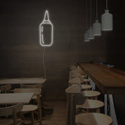 Sauce Bottle Neon Sign For Kitchen