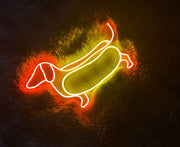 Sausage dog Dachshund Neon Sign