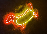 Sausage dog Dachshund Neon Sign