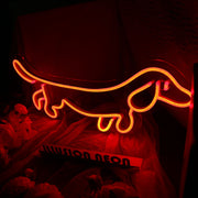 Sausage Dog Red Neon Sign