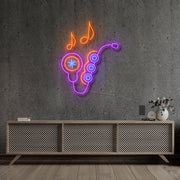 Saxophone V1 Neon Sign