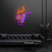 Saxophone V1 Neon Sign