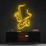 Saxophones Neon Sign