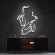 Saxophones Neon Sign