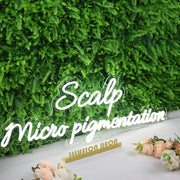 Scalp Micro Pigmentation White Neon Sign