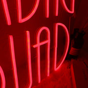 Scumbag Squad Red Neon Sign