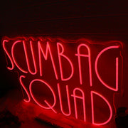 Scumbag Squad Red Neon Sign