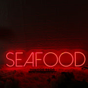 SEA FOOD Red Neon Sign