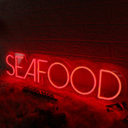 SEA FOOD Red Neon Sign