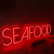 SEA FOOD Red Neon Sign