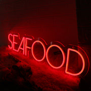 SEA FOOD Red Neon Sign