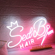 Sed B Hair Custom Neon Sign