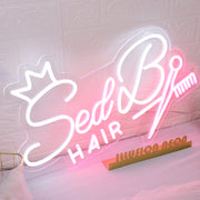 Sed B Hair Custom Neon Sign