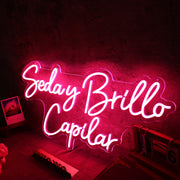 Seday Brillo Capilar Red Neon Sign