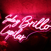 Seday Brillo Capilar Red Neon Sign