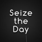 Seize The Day Neon Sign