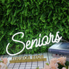 Seniors White Neon Sign