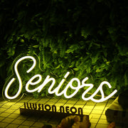 Seniors Yellow Neon Sign