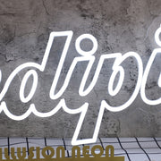 Serendipity White Neon Sign