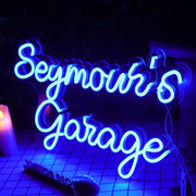 Seymoun'S Garage Neon Sign