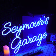 Seymoun'S Garage Neon Sign