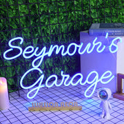 Seymoun'S Garage Neon Sign