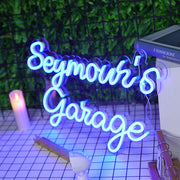 Seymoun'S Garage Neon Sign