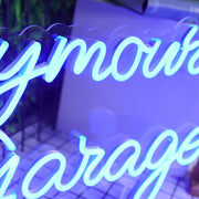 Seymoun'S Garage Neon Sign