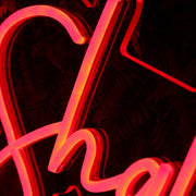 Shahi Grill Orange Neon Sign