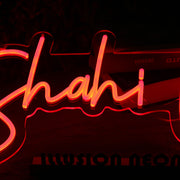 Shahi Grill Orange Neon Sign