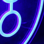 Share Button Blue Neon Sign